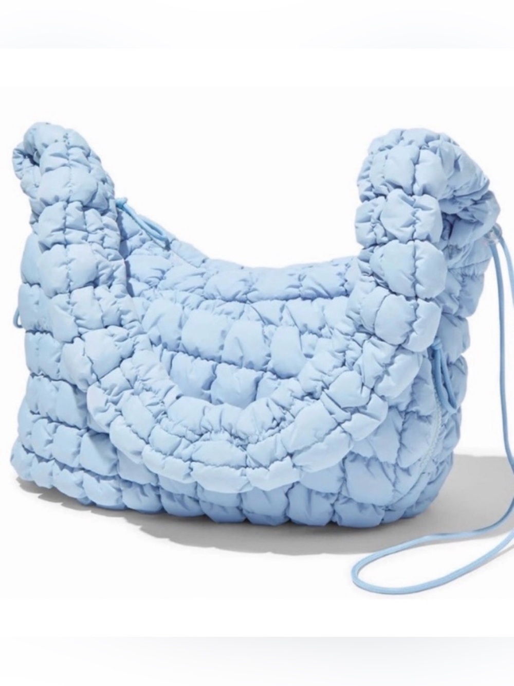 Claire’s Light Blue Quilted Shoulder Bag